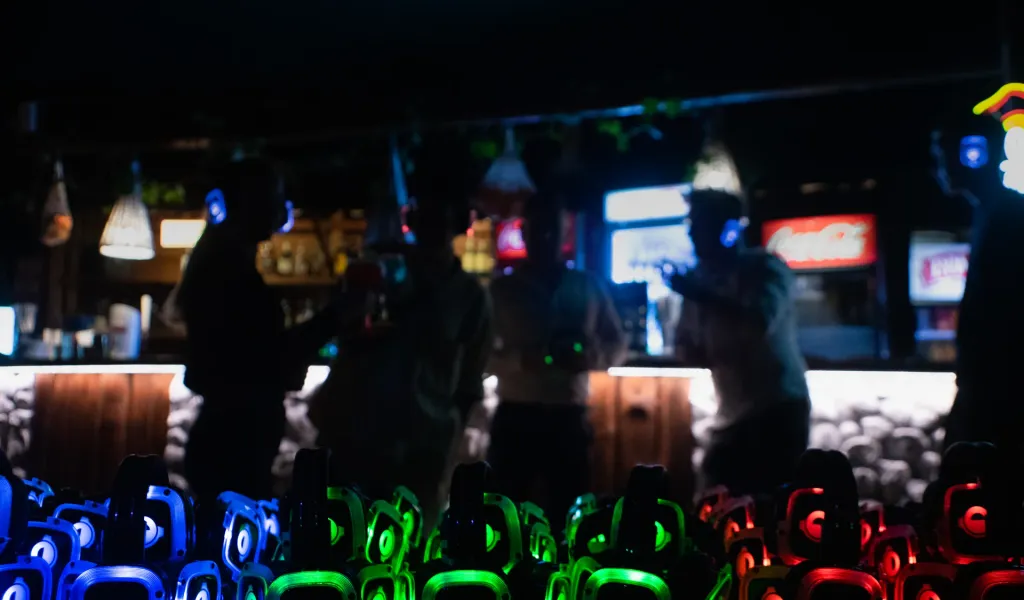 Zestaw słuchawek silent disco