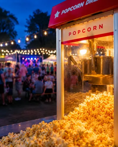 Wynajem maszyny do popcornu