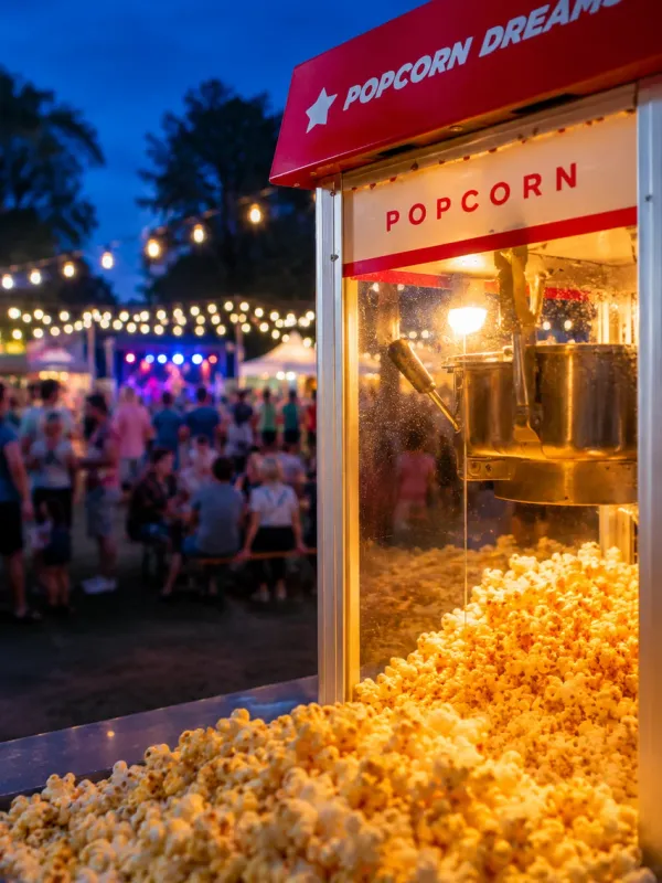 Wynajem maszyny do popcornu
